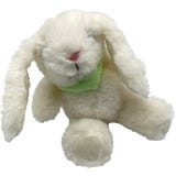 Gioco per Gatti - Coniglio di Peluche Harry con Bavaglino Verde