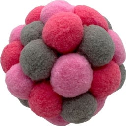 Aumüller Pink Plush Katzenspielkugel