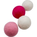 Gioco per Gatti - Palline di Feltro di Lana Naturale, Set di 4
