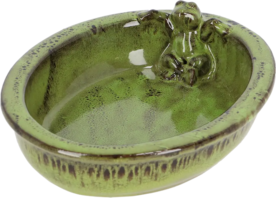Esschert Design Vogelbad Frosch oval - 1 Stk