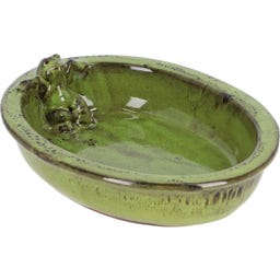 Esschert Design Frog Bird Bath, Oval - 1 item