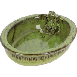 Esschert Design Frog Bird Bath, Oval - 1 item