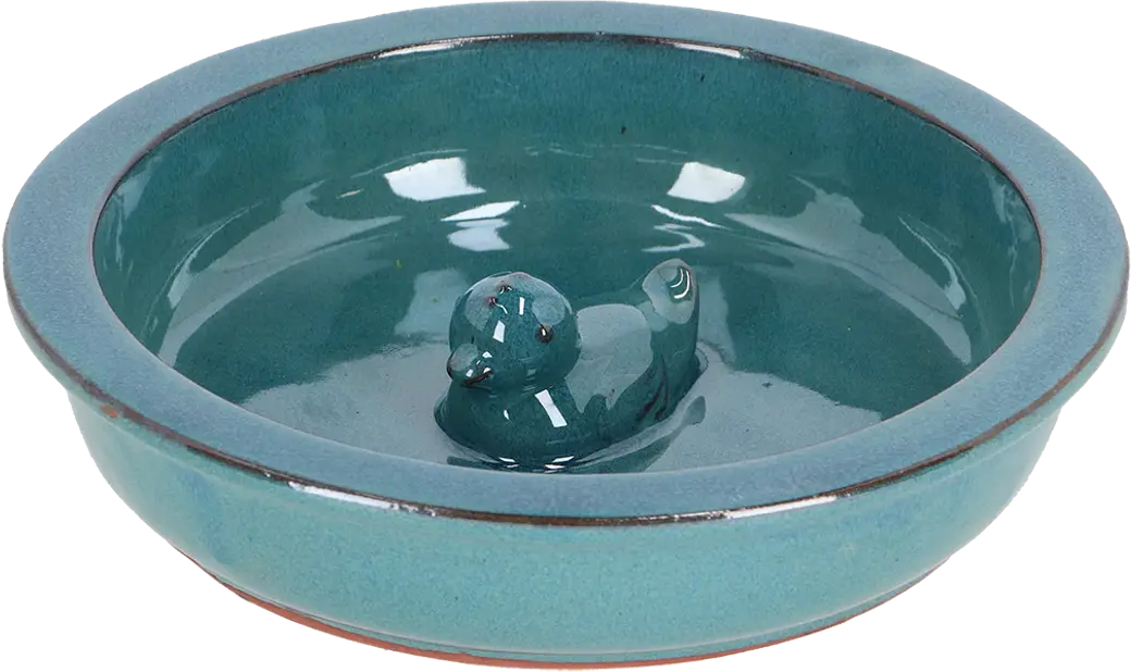 Esschert Design Vogelbad Ente rund - 1 Stk