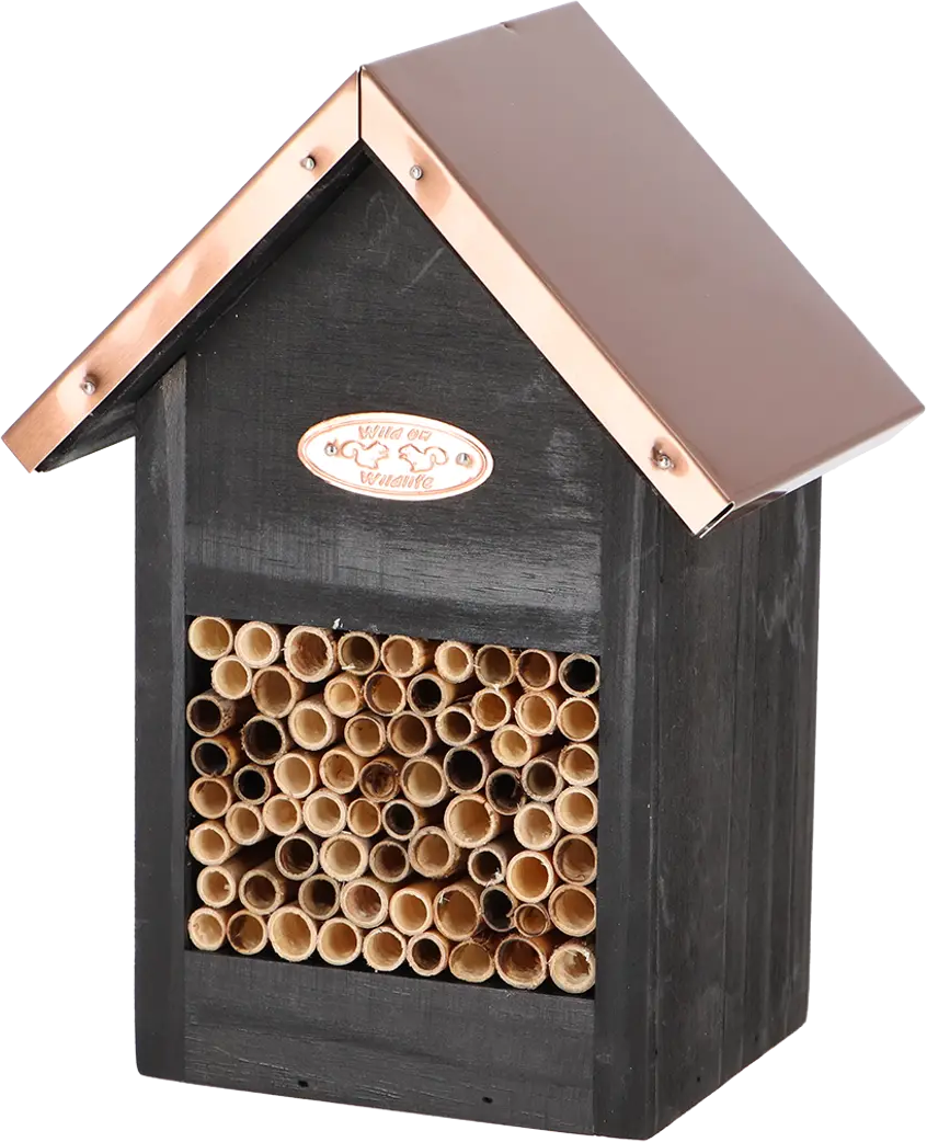 Esschert Design Wildbienenhaus mit Kupferdach - 1 Stk