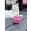 Aumüller Pink Plush Katzenspielkugel - 1 Stk