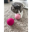 Gioco per Gatti - Palline di Feltro di Lana Naturale, Set di 4 - 1 set