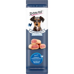 Dokas Roulés de Poulet au Canard pour Chiens - 10 g
