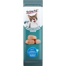 Dokas Roulés de Poulet au Bœuf pour Chats - 10 g