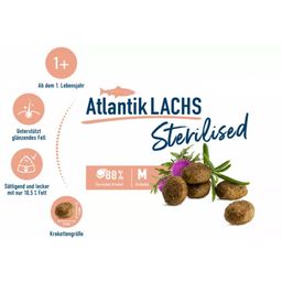 Happy Cat Trockenfutter Sterilised Atlantik Lachs - 300 g
