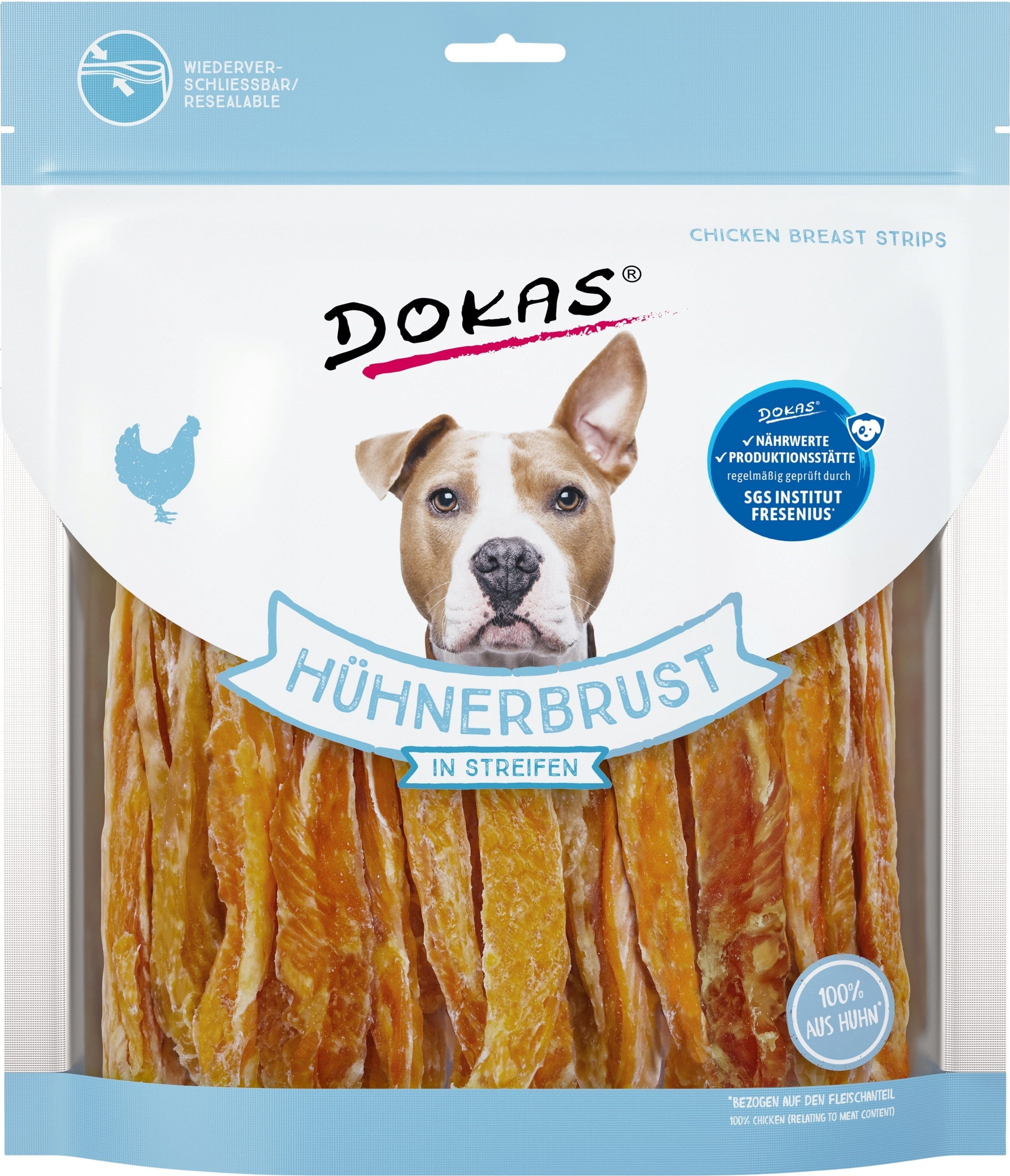 Dokas Hühnerbrust in Streifen - 500 g