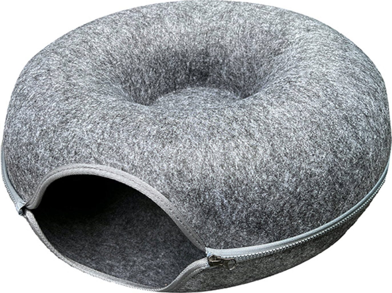Aumüller Donut Katzentunnel/Katzenhöhle klein - dunkelgrau