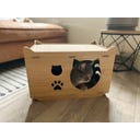 Aumüller Katzenhaus Pebble, Melaminholz braun - 1 Stk