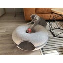 Aumüller Donut Katzentunnel/Katzenhöhle, groß - hellgrau