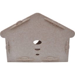 Aumüller Katzenhaus Feli, Wollfilz - beige