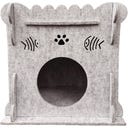 Aumüller Katzenturm Purr Tower hellgrau - 1 Stk