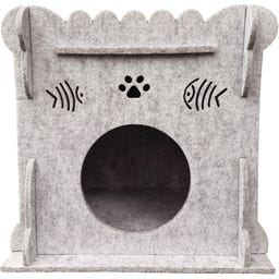 Aumüller Katzenturm Purr Tower hellgrau - 1 Stk