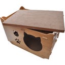 Aumüller Katzenhaus Pebble, Melaminholz braun - 1 Stk