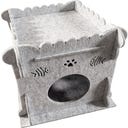 Aumüller Katzenturm Purr Tower hellgrau - 1 Stk