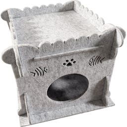 Aumüller Katzenturm Purr Tower hellgrau - 1 Stk