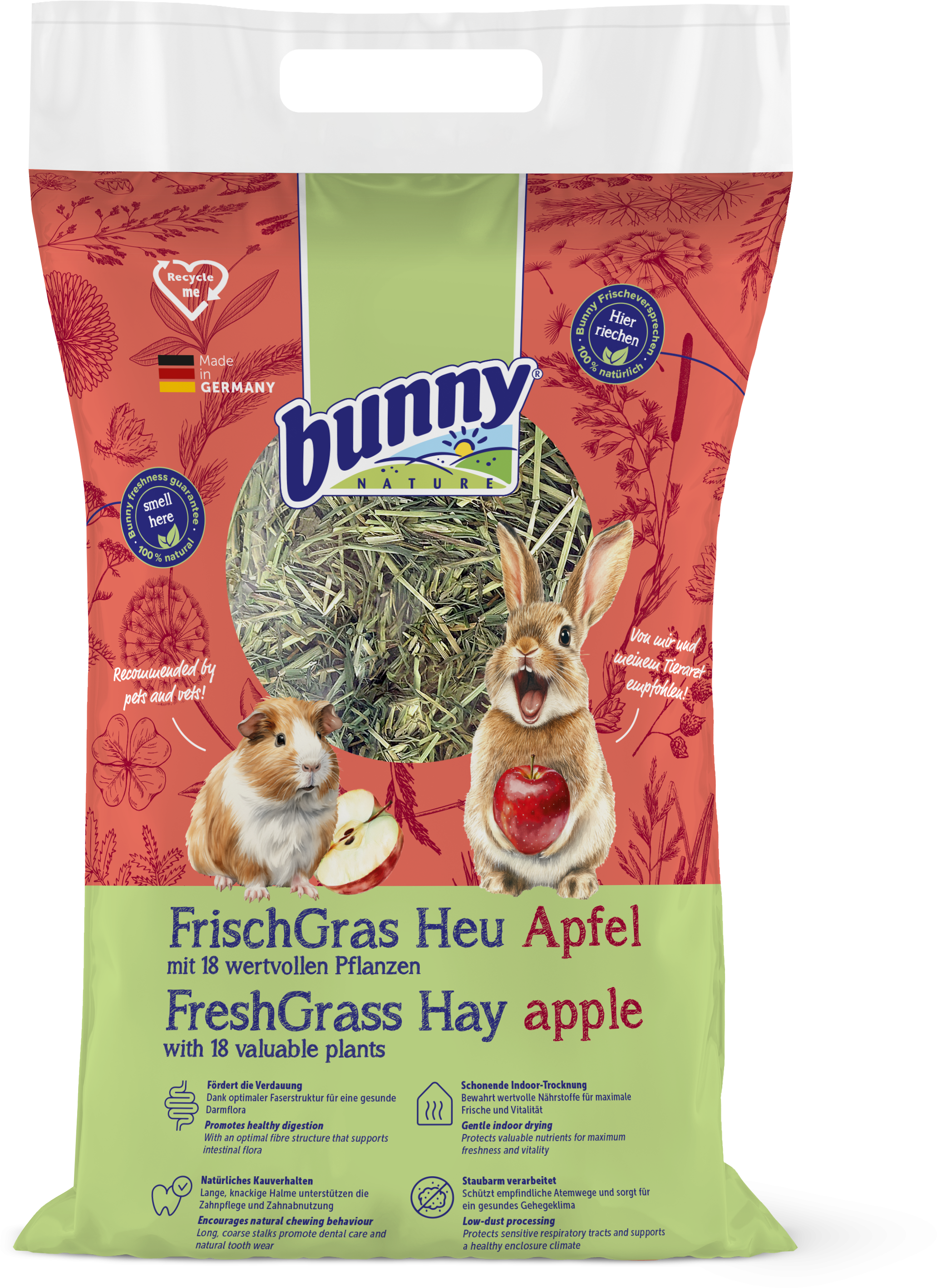 bunny FrischGras Heu - Apfel
