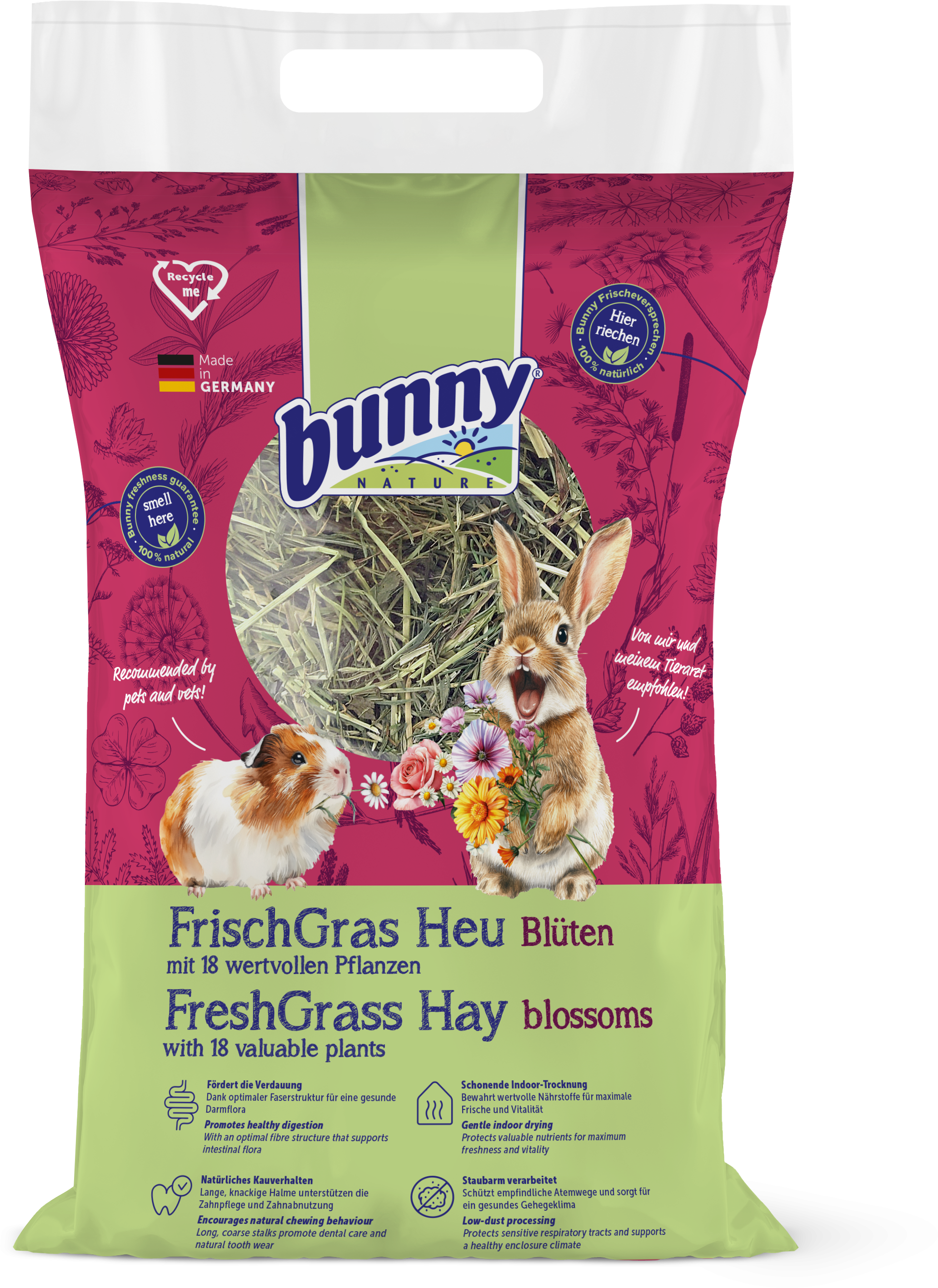 bunny FrischGras Heu - Blüten