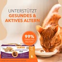 Nassfutter Land- & Meereskollektion in Sauce für Katzen ab 1 Jahr - 48x85g