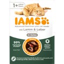 Nassfutter für Katzen ab 1 Jahr mit Lamm und Leber in Gelee - 85 g