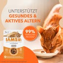 Nassfutter für Katzen ab 7 Jahren mit Huhn in Sauce - 85 g