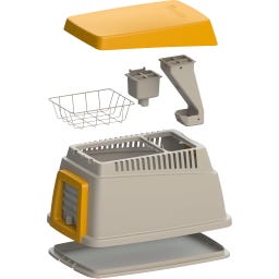 Kaninchenheim inkl. Zubehör Bunny Base ohne Erdteil - 1 Stk