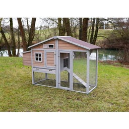 Hühnerstall Bonny mit Metallrahmen am Boden - 1 Stk