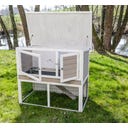 Nagerstall Lucky mit Metallrahmen am Boden - 1 Stk