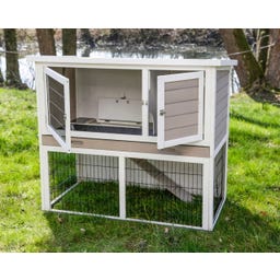 Nagerstall Lucky mit Metallrahmen am Boden - 1 Stk