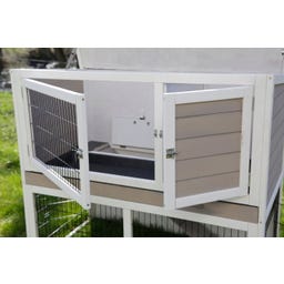 Nagerstall Lucky mit Metallrahmen am Boden - 1 Stk