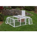 Freilaufgehege mit integriertem Unterschlupfhaus - 1 Stk