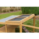 Freilaufgehege mit Plastikdach & Ausbruchsperre - 1 Stk
