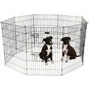 Welpen- und Kleintiergehege 8 Gitter mit Türe - 1 Stk