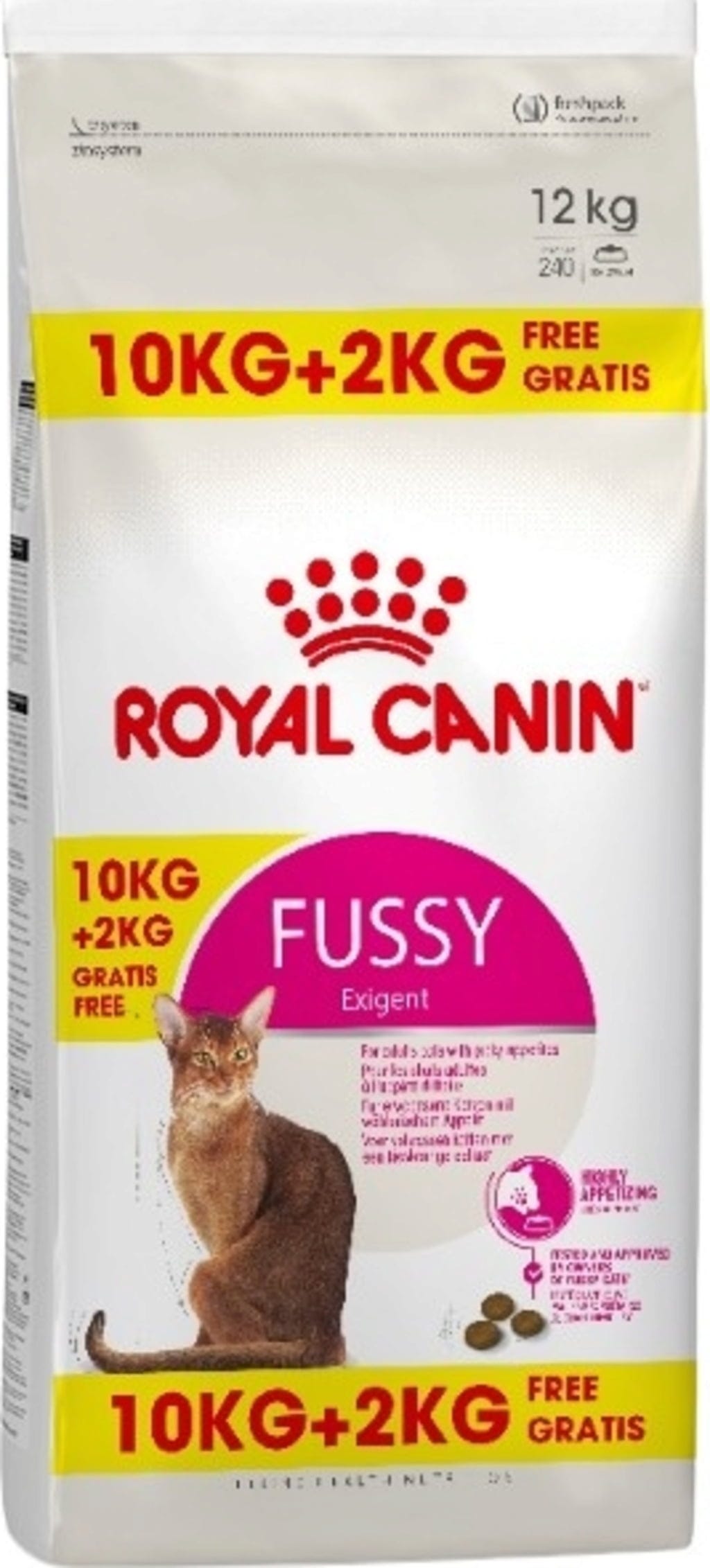 Royal Canin Fussy Exigent - 10+2 kg