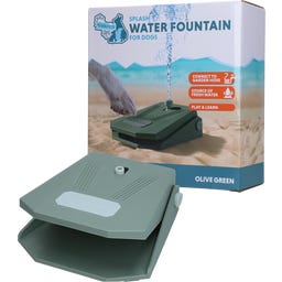Coolpets Splash Water Fountain - Olijfgroen