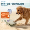 Coolpets Splash Water Fountain - Olijfgroen