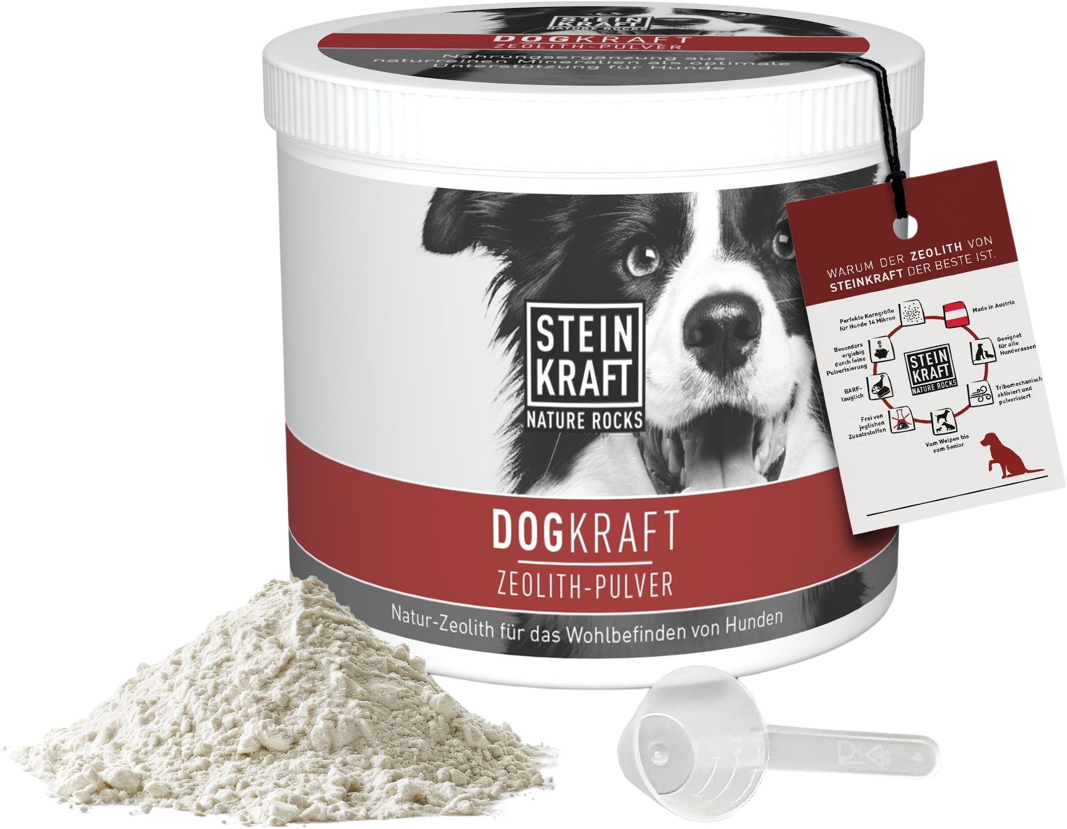 Steinkraft DOGKRAFT Zeolith Pulver Pur - 250 g