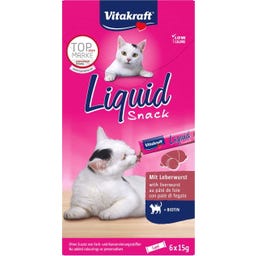 Vitakraft Katzensnack Liquid mit Leberwurst - 90 g