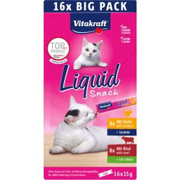 Vitakraft Katzensnack Liquid mit Huhn & Rind - 240 g