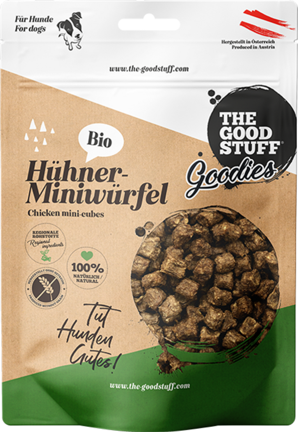 The Goodstuff Bio Hühner-Miniwürfel - 150 g