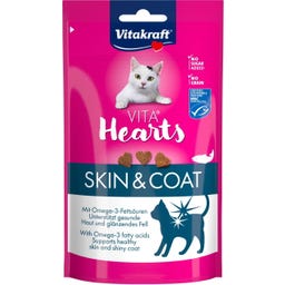 Vitakraft Katzensnack Vita® Hearts Skin & Coat - 40 g