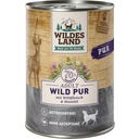 Wildes Land Hundenassfutter Wild PUR mit Distelöl