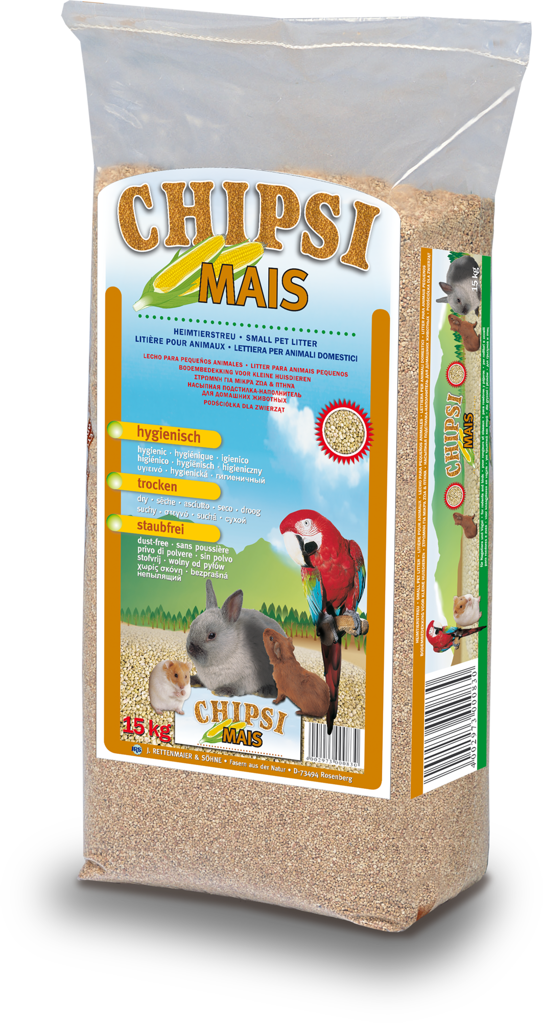 Chipsi Einstreu Mais