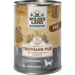 Hundenassfutter Truthahn PUR mit Distelöl - 400 g