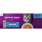 Hal v&aacute;logat&aacute;s aszpikban 7+ nedves macskat&aacute;p - Megapack 40x85g
