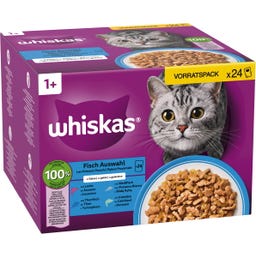 Whiskas Multipack 24 x 85 g výběr ryb - 2.040 g