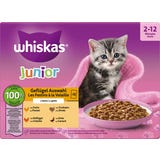 Mokra hrana Junior, izbor perutnine v želeju, 12 kosov